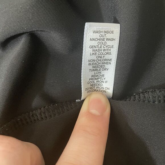 Cato Misses Size 18/20W Black Velvet Pullover Hi-Lo Tunic Side Slit Grunge Goth - Picture 9 of 9